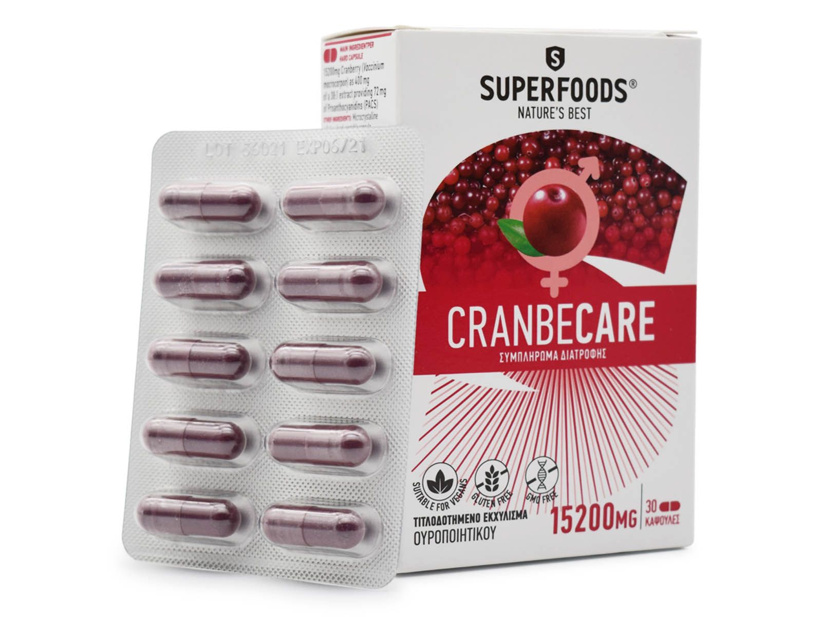 Superfoods Cranbecare 30 Capsules
